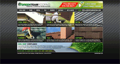 Desktop Screenshot of greenteamroofing.com